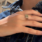 Signet Star Ring