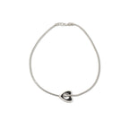 BLACK HEART NECKLACE