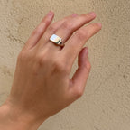 Signet Star Ring