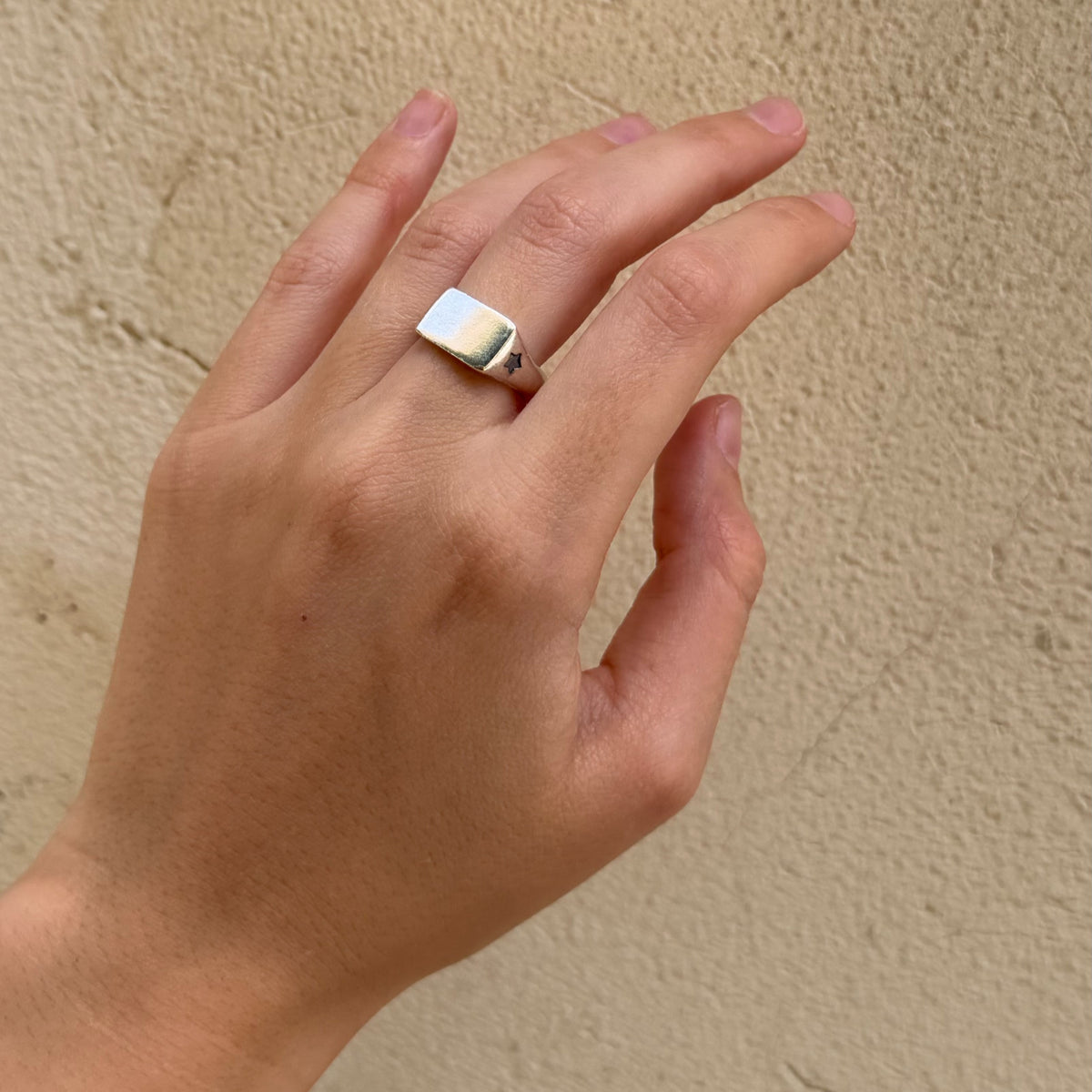 Signet Star Ring